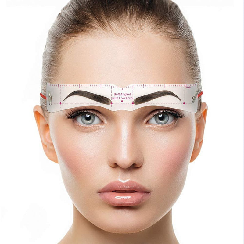 12Styles Reusable DIY Eyebrow Stencil Set